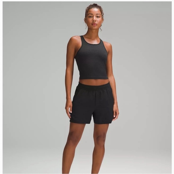 lululemon athletica Tops - Lululemon Ebb to Street Cropped Racerback Tank Top